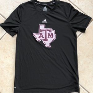 Adidas Texas A&M Climalite Kids T-Shirt
